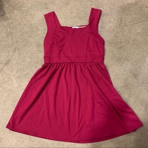 Cute Maroon Dress